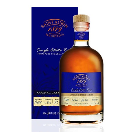 Saint Aubin - Cognac Cask Finish - 50cl - 42,7°