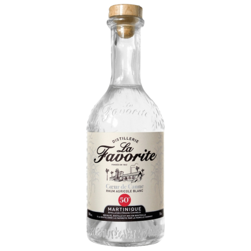 La Favorite - Rhum blanc - Cœur de canne - 70cl - 50°