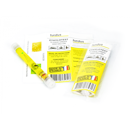 Ethylotest chimique jetable 0,5g - 0500